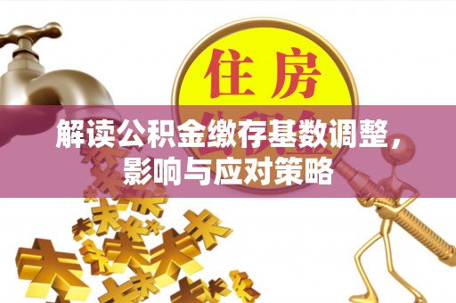 和林格尔解读公积金缴存基数调整，影响与应对策略