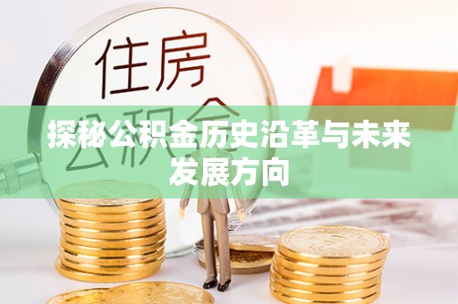 和林格尔探秘公积金历史沿革与未来发展方向