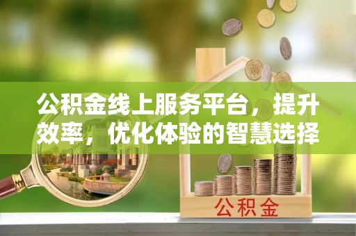 和林格尔公积金线上服务平台，提升效率，优化体验的智慧选择