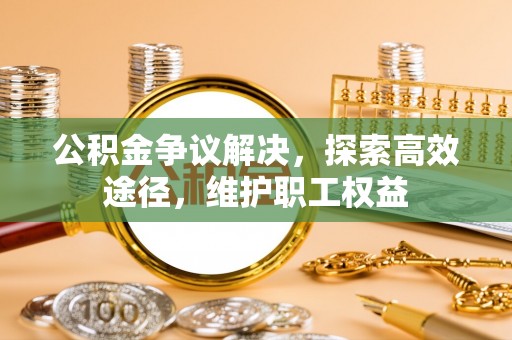 和林格尔公积金争议解决，探索高效途径，维护职工权益